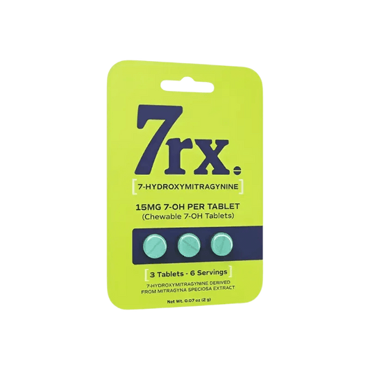 7x Extract 7rx 3ct 7OH Chewable Tabs 15mg per Tablet - Seven Tech