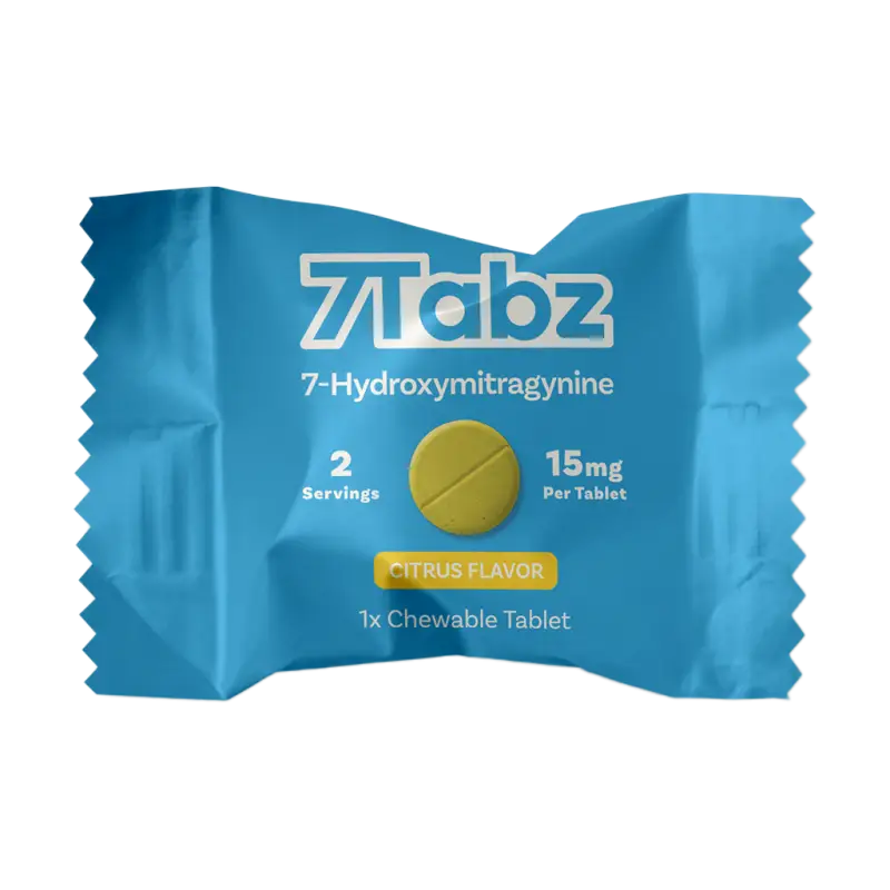 7Tabz 15mg 7-OH Extract Tabs Citrus 1ct 7Tabz  7OH+