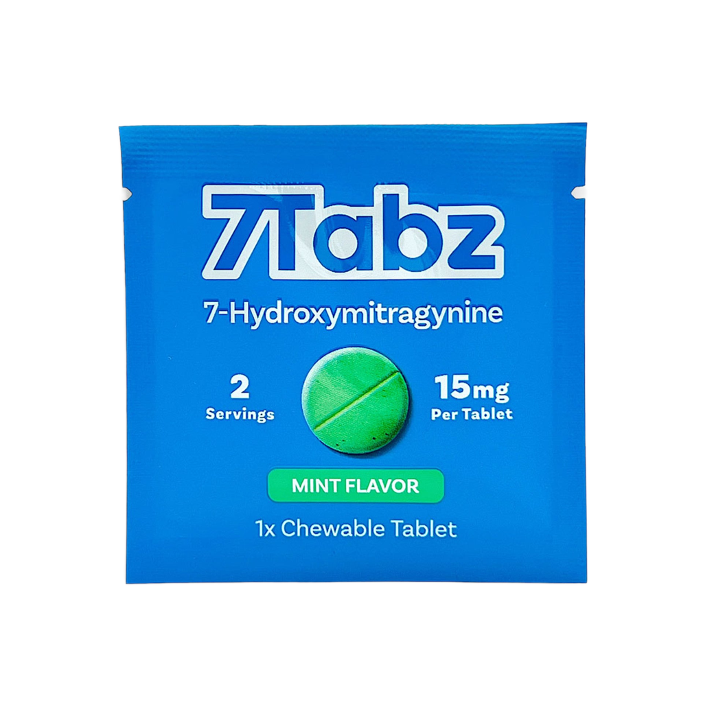 7Tabz 7-OH Extract Tabs Mint 15mg - 7Tabz- Herbal Supplement