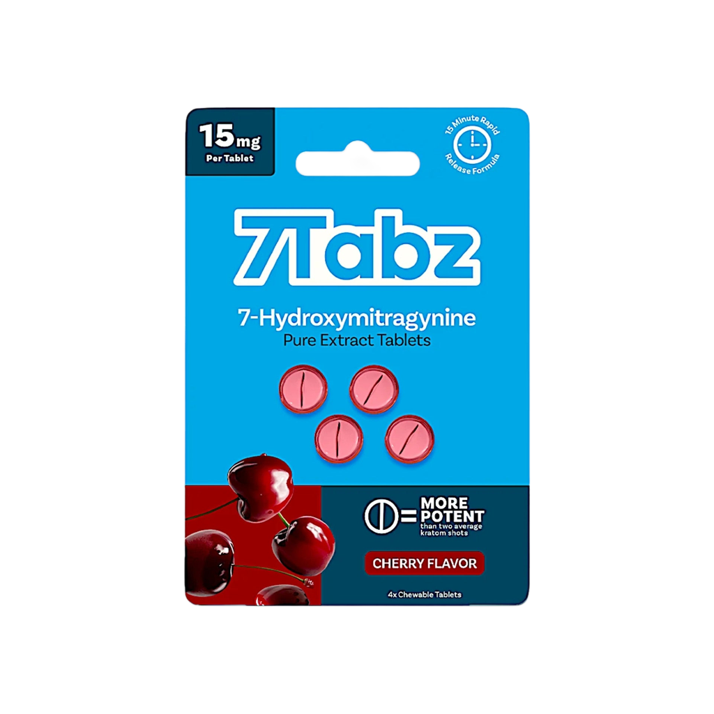 7Tabz 7-OH Extract Tabs Cherry 4ct 15mg 7Tabz  7OH+