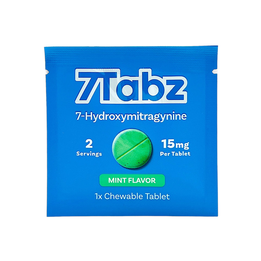 7Tabz 7-OH Extract Tabs Mint 15mg - 7Tabz- Herbal Supplement