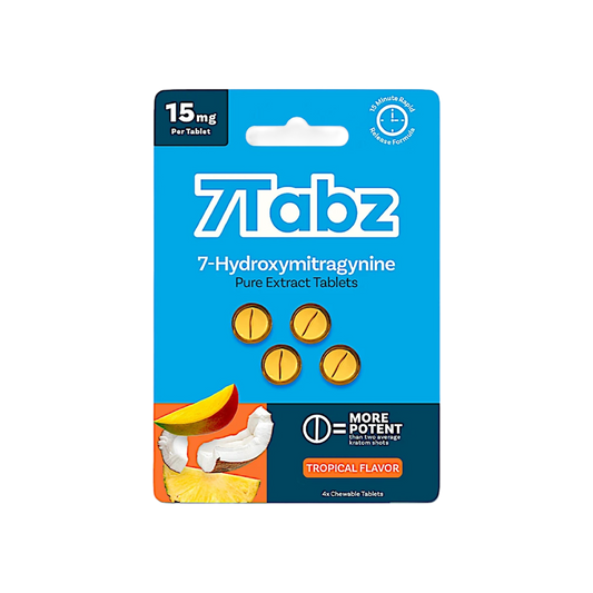 7Tabz 7-OH Extract Tabs Tropical 4ct 15mg 7Tabz  7OH+