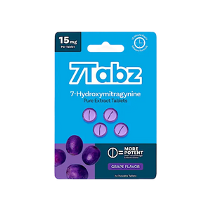 7Tabz 7-OH Extract Tabs Grape 4ct 15mg 7Tabz  7OH+