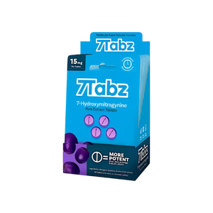 Blue product box labeled ’7Tabz’ with purple accents.