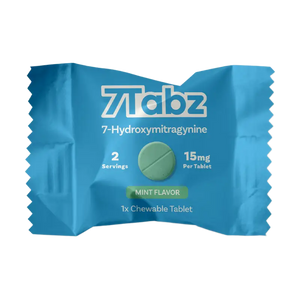 7Tabz 15mg 7-OH Extract Tabs Mint 1ct 7Tabz  7OH+