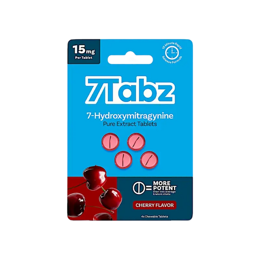 7Tabz 7-OH Extract Tabs Cherry 4ct 15mg 7Tabz  7OH+