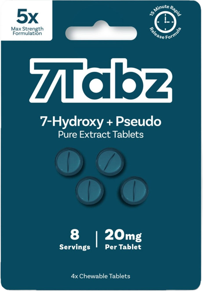 7Tabz - 7-Hydroxy + Pseudo Tabs 5x Strength 4ct 20mg 7Tabz  7OH+