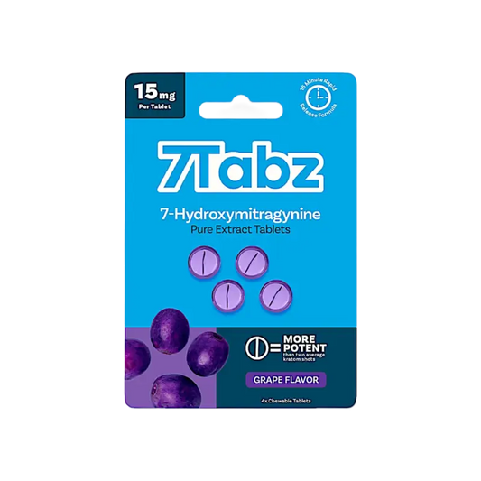 7Tabz 7-OH Extract Tabs Grape 4ct 15mg 7Tabz  7OH+