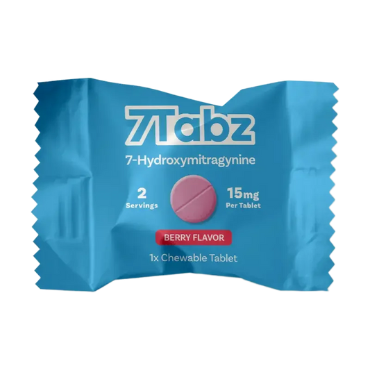 7Tabz 1ct 7OH Chewable Tabs Berry 15mg per Tablet - Seven Tech