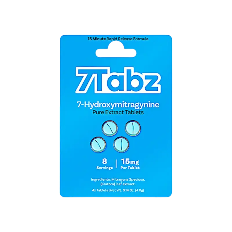 7Tabz 7-OH Extract Tabs Regular 4ct 15mg 7Tabz  7OH+