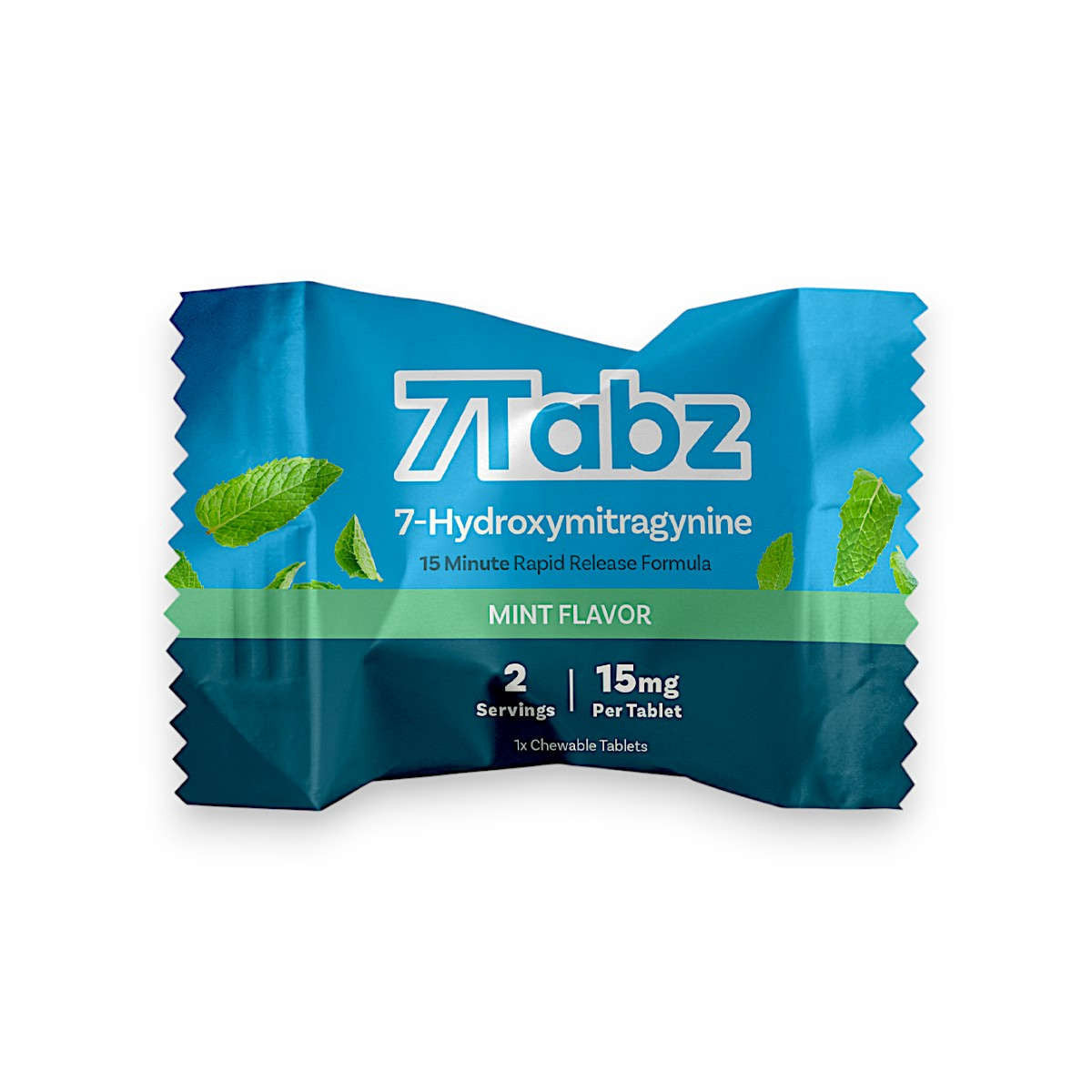 7Tabz 1ct 7OH Chewable Tabs Mint 15mg per Tablet