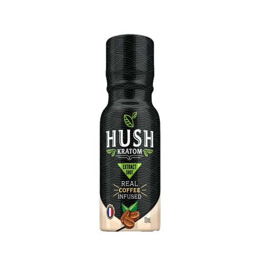 HUSH KRATOM SHOT 10ML - COFFEE / MITRA-ISOLATE EXTRACT - Seven Tech
