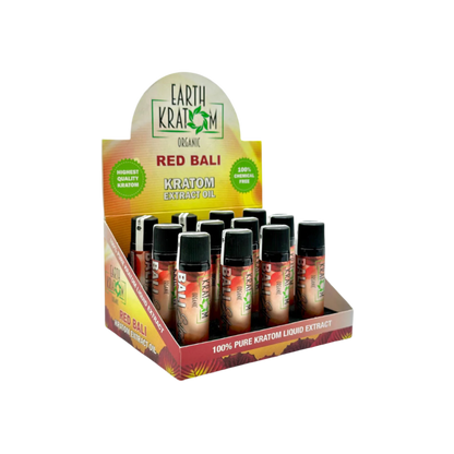EARTH KRATOM EXTRACT LIQUID 12ML - BALI RED VEIN - Seven Tech