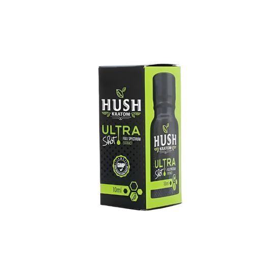 HUSH KRATOM SHOT 10ML - ULTRA / MITRA-ISOLATE EXTRACT - Seven Tech