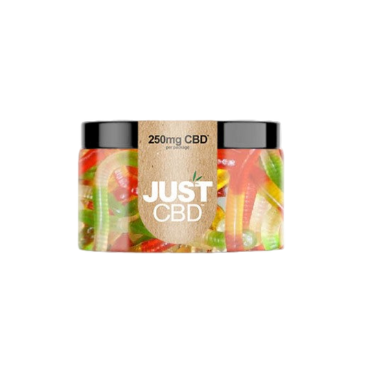 JUST CBD GUMMIES 250MG - SUGAR FREE WORMS