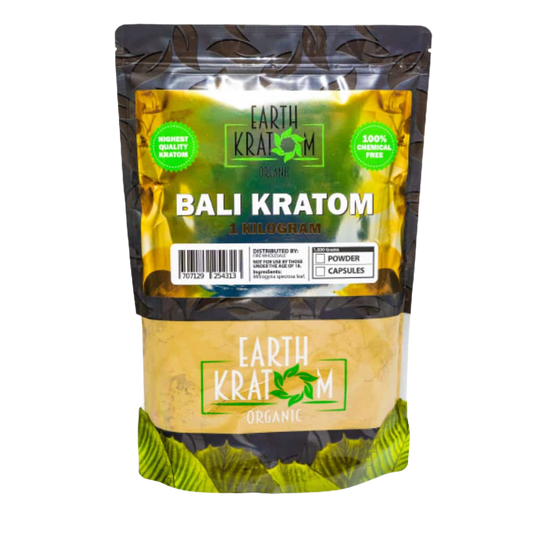 EARTH KRATOM POWDER 1000G / 35.27OZ - BALI - Seven Tech