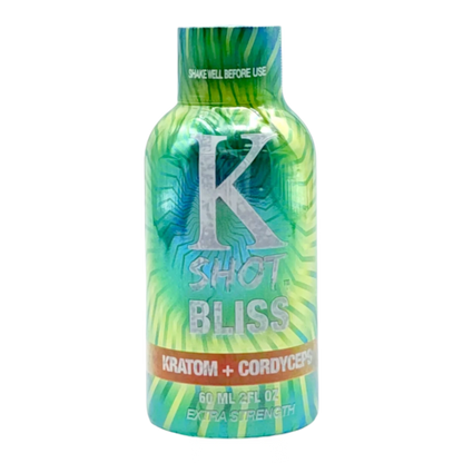 K SHOT 60ML - BLISS EXTRA STRENGTH KRATOM+CORDYCEPS - Seven Tech