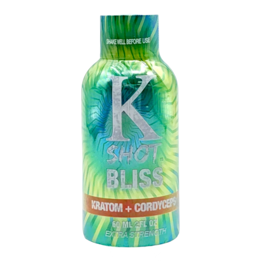 K SHOT 60ML - BLISS EXTRA STRENGTH KRATOM+CORDYCEPS - Seven Tech