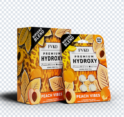 FVKD Seven 4ct 7OH Tabs Peachy Vibes 60mg Per Tablet