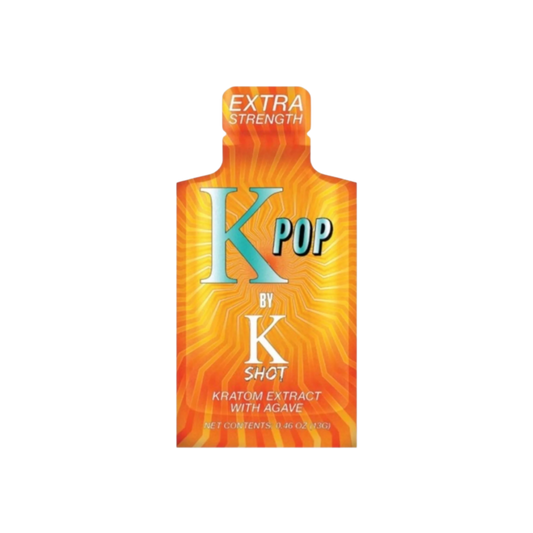 K SHOT K POP GEL PACKS 13G 100MG - KRATOM+AGAVE EXTRA STRENGTH - Seven Tech