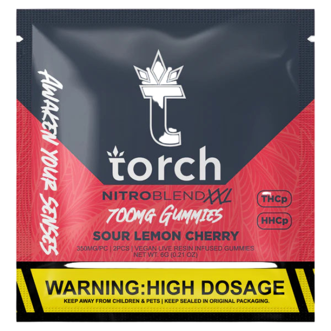 TORCH NITRO BLEND XXL GUMMIES 700MG – SOUR LEMON CHERRY