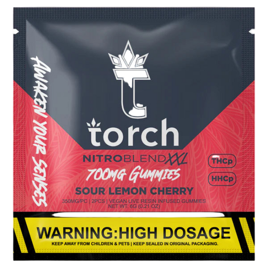 TORCH NITRO BLEND XXL GUMMIES 700MG – SOUR LEMON CHERRY
