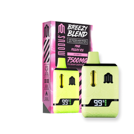 MODUS BREEZY BLEND DISPOSABLE 7.5G – PINK ROZAY ICE HYBRID