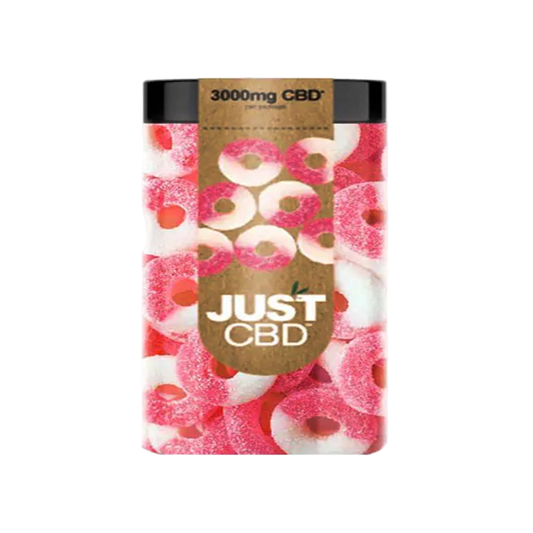 JUST CBD GUMMIES 3000MG - WATERMELON RINGS