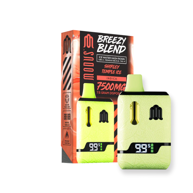 MODUS BREEZY BLEND DISPOSABLE 7.5G – SHIRLEY TEMPLE ICE INDICA