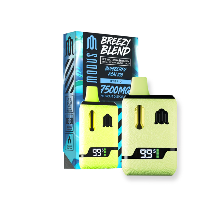 MODUS BREEZY BLEND DISPOSABLE 7.5G – BLUEBERRY ACAI ICE HYBRID