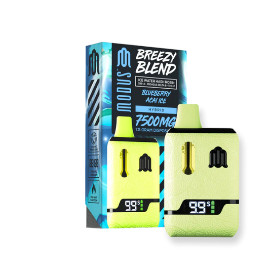MODUS BREEZY BLEND DISPOSABLE 7.5G – BLUEBERRY ACAI ICE HYBRID