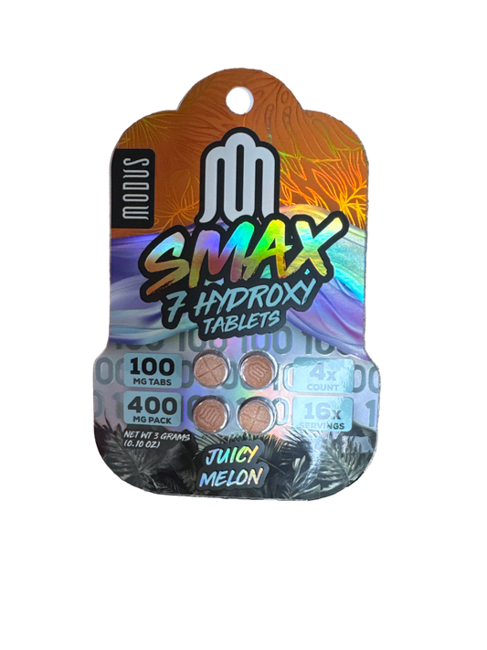 MODUS SMAX 7-HYDROXY TABLETS 100MG 4CT - JUICY MELON