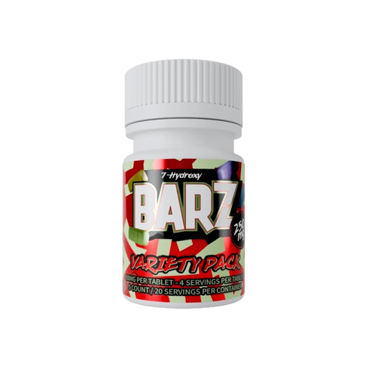 BARZ 7-Hydroxymitragynine Tablets Variety Pack 50mg Per Tablet