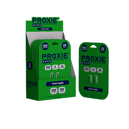 PROXIE BARS 7OH 2CT 200MG (100MG PER TABLET) - GREEN APPLE