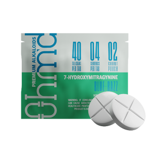 Ohm'd 2ct 7OH Chewable Tabs Blue Razz 40mg per Tablet
