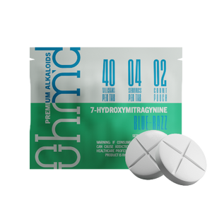 Ohm'd 2ct 7OH Chewable Tabs Blue Razz 40mg per Tablet