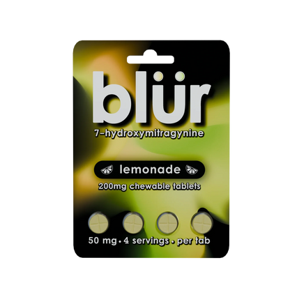 Blur 4ct 7OH Lemonade Tabs 50mg Per Tablet - Seven Tech