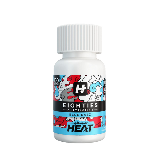 Straight Heat 10ct 7OH Eighties Tab Blue Razz 80mg per Tablet
