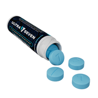Ultra Seven 10ct 7OH Tabs Blue Raspberry 7mg Per Tablet