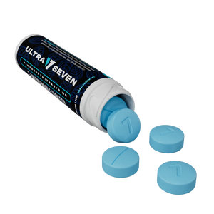 Ultra Seven 10ct 7OH Tabs Blue Raspberry 7mg Per Tablet
