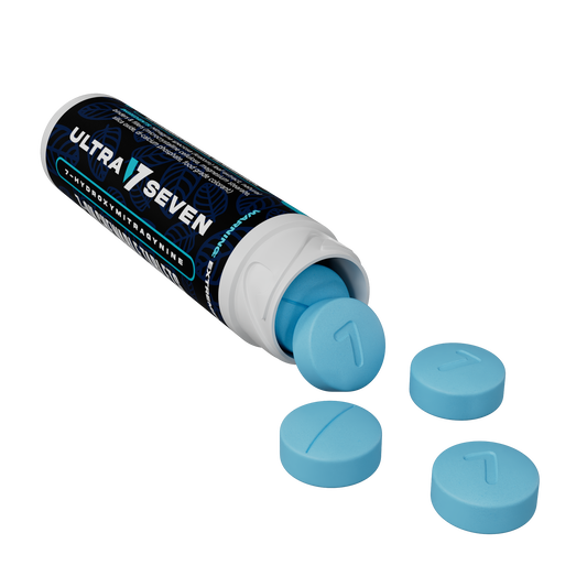 Ultra Seven 10ct 7OH Tabs Blue Raspberry 7mg Per Tablet
