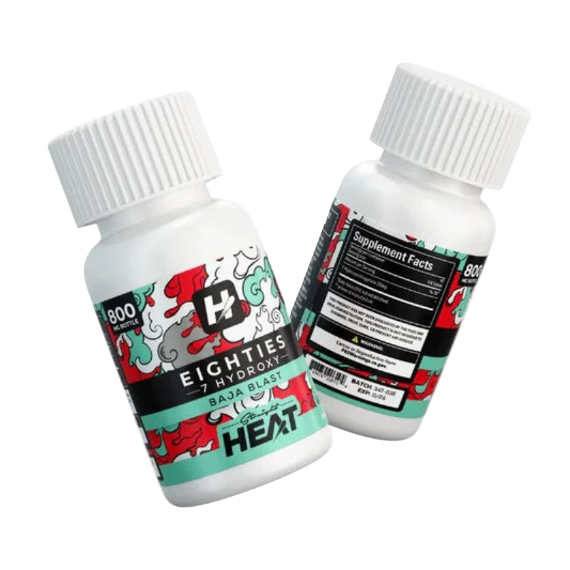 Straight Heat 10ct 7OH Eighties Tabs Baja Blast 80mg per Tablet