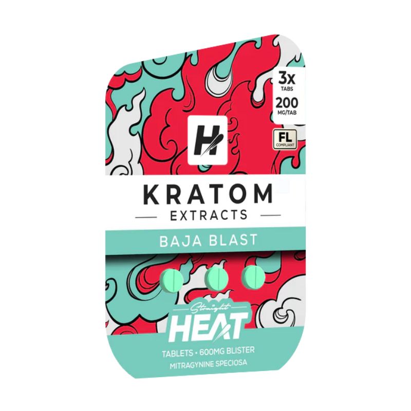 straight heat kratom extract tablets