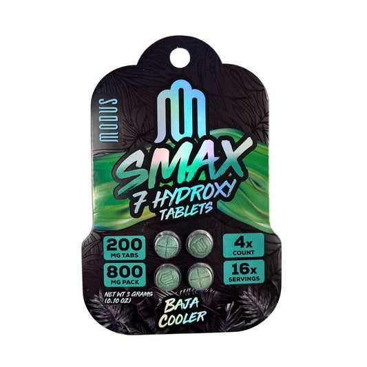 Modus Smax 7-Hydroxymitragynine Tablets 4ct 200mg Per Tablet