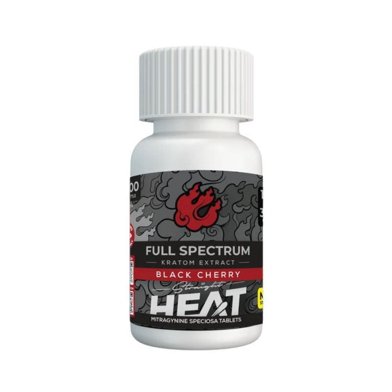 Straight Heat Max Strength Full Spectrum Kratom Extract 10ct 300mg Per Tablet