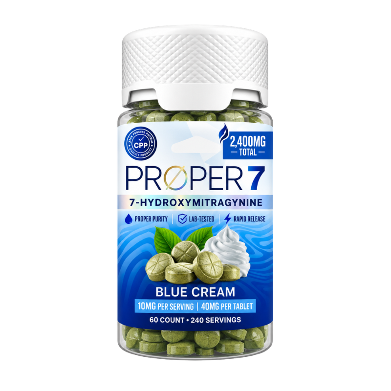 🎁 Proper7 7-Hydroxymitragynine Tablets 60ct 40mg Per Tablet (100% off)