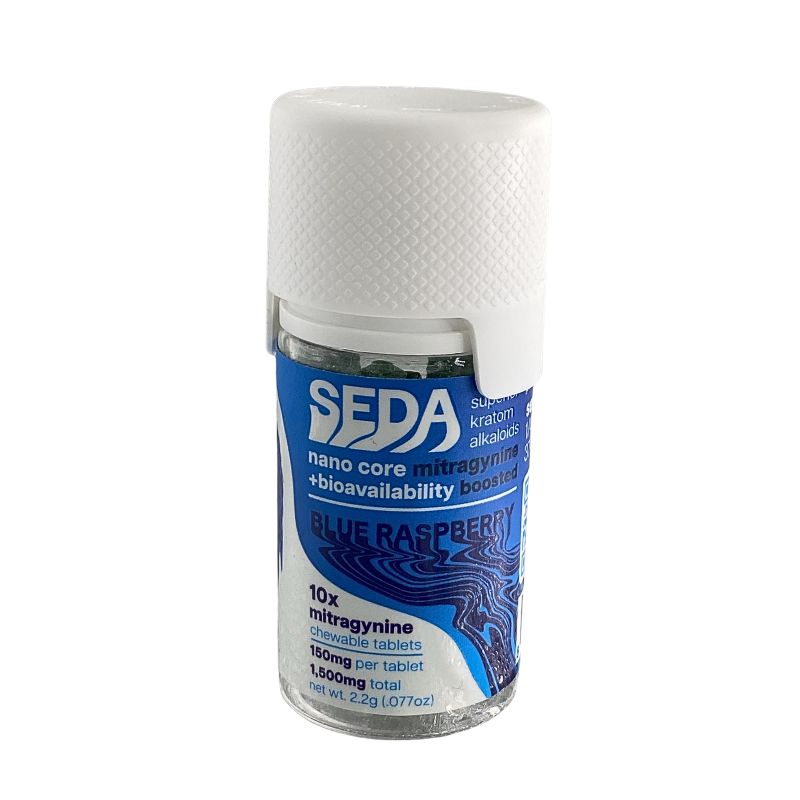 Seda Nano Core Mitragynine Chewable Tablets 10ct 150mg Per Tablet