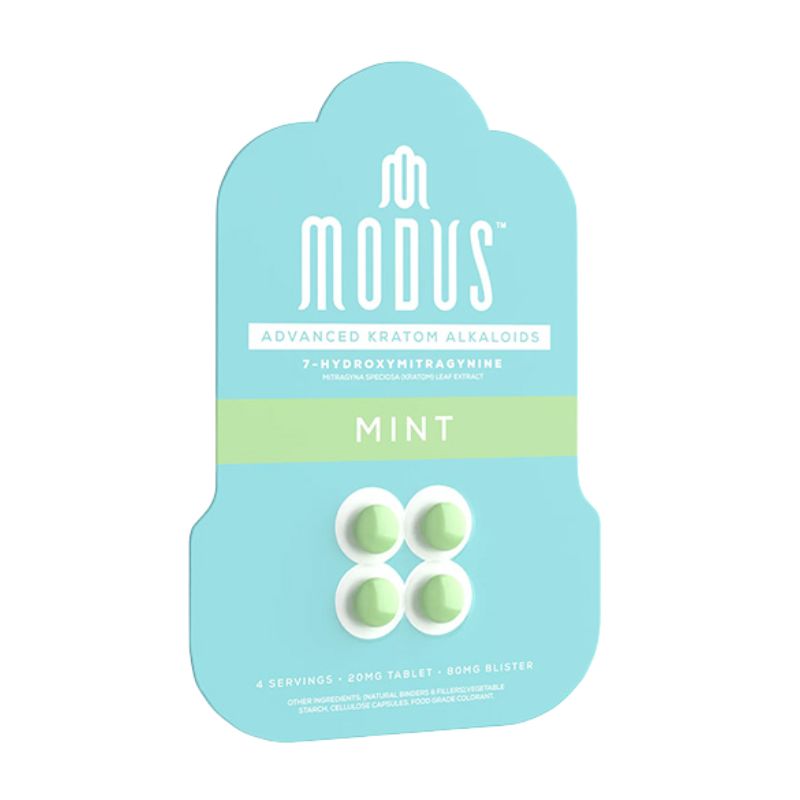 Modus 7-Hydroxymitragynine Tablets 4ct 20mg per Tablet