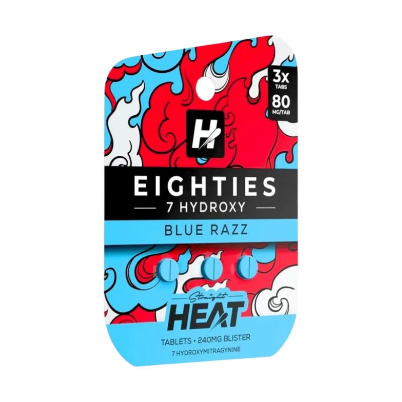 Straight Heat Eighties 7-Hydroxymitragynine Tablets 3ct 80mg Per Tablet
