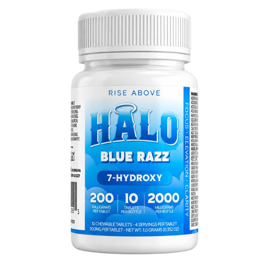 Halo 7-Hydroxymitragynine Chewable Tablets 10ct 200mg Per Tablet